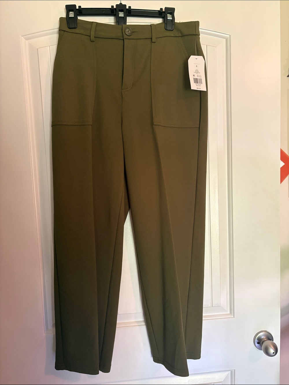 Wonderly Olive Green Casual Trousers